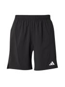 ADIDAS PERFORMANCE Sportsbukser 'Designed For Training'  sort / hvid