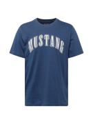 MUSTANG Bluser & t-shirts 'Austin'  navy / hvid