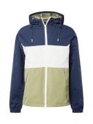 JACK & JONES Overgangsjakke 'CLIMB'  navy / khaki / hvid