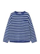 Pull&Bear Pullover  marin / hvid