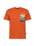 NAPAPIJRI Bluser & t-shirts 'CANADA'  azur / gul / grøn / orange