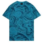 Superdry Bluser & t-shirts  blå / cyanblå