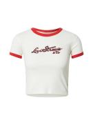 LEVI'S ® Shirts 'Graphic Ringer Mini Tee'  lys rød / mørkerød / offwhi...