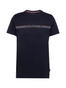 TOMMY HILFIGER Bluser & t-shirts  natblå / lyseblå / rød / hvid