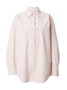 LEVI'S ® Bluse 'Lola Shirt'  lyserød / rød / hvid