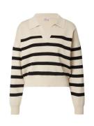 Noisy may Pullover 'FIFI'  beige / sort