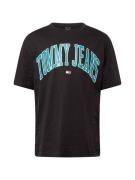 Tommy Jeans Bluser & t-shirts 'Varsity'  navy / lyseblå / sort / hvid