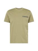 NAPAPIJRI Bluser & t-shirts 'S-TAHI'  navy / pastelgul / grøn / lyseor...