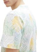 TOM TAILOR Bluser & t-shirts  pastelblå / pastelgul / grøn / hvid