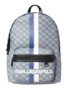 Karl Lagerfeld Rygsæk  blå / dueblå / sort / hvid