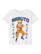 NAME IT Shirts 'Macar Naruto'  blå / gul / orange / hvid