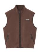 Pull&Bear Vest  brun / offwhite