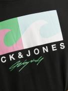 JACK & JONES Bluser & t-shirts  blandingsfarvet / sort