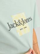 JACK & JONES Bluser & t-shirts 'Lafayette'  pastelblå / gul / sort