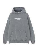 Pull&Bear Sweatshirt  pastelgul / grå / hvid