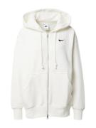 Nike Sportswear Sweatjakke 'PHNX FLC'  sort / æggeskal