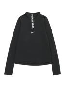 NIKE Funktionsskjorte  sort / hvid