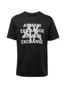 ARMANI EXCHANGE Bluser & t-shirts  grå / sort / hvid