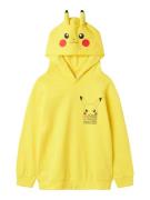 NAME IT Sweatshirt 'Pokémon'  gul / rød / sort