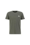 ALPHA INDUSTRIES Bluser & t-shirts  oliven / hvid