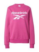 Reebok Sportsweatshirt  pink / hvid