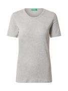 UNITED COLORS OF BENETTON Shirts  grå-meleret / sølv