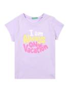 UNITED COLORS OF BENETTON Bluser & t-shirts  gul / lilla / lys pink / ...