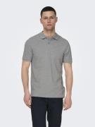 Only & Sons Bluser & t-shirts 'TRAY'  grå-meleret