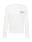 JACK & JONES Sweatshirt 'GURU'  sort / hvid