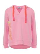 Zwillingsherz Sweatshirt 'Smile'  gul / orange / lys pink