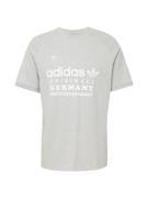 ADIDAS ORIGINALS Bluser & t-shirts  grå-meleret / hvid