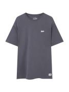 Pull&Bear Bluser & t-shirts  mørkegrå / hvid