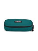 EASTPAK Etui 'Oval Single'  petroleum / rød / sort / hvid