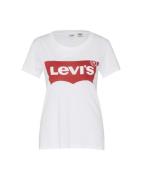 LEVI'S ® Shirts 'The Perfect Tee'  rød / offwhite