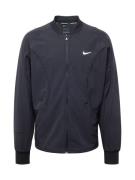 NIKE Sportssweatjakke  sort / hvid