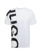 HUGO Bluser & t-shirts 'DAWS211'  sort / hvid