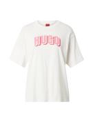 HUGO Shirts 'Dazalena'  lys pink / knaldrød / hvid