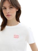 TOM TAILOR DENIM Shirts  lyserød / hvid