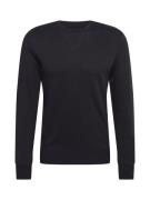 JACK & JONES Sweatshirt 'JJEBasic'  sort / hvid