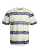 JACK & JONES Bluser & t-shirts 'JJCOAST'  navy / gul / hvid