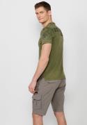 KOROSHI Bluser & t-shirts  khaki / mørkegrøn / offwhite