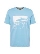 BOSS Bluser & t-shirts 'Sea_horse'  blå / lyseorange / hvid
