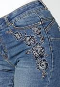 KOROSHI Jeans  navy / blue denim / lyseblå / hvid