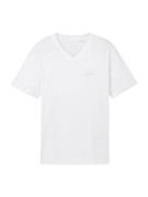 TOM TAILOR Bluser & t-shirts  lysegrå / hvid