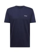 DENHAM Bluser & t-shirts 'INDIGO FLOWER'  navy / himmelblå / hvid