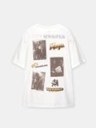 Pull&Bear Bluser & t-shirts  choko / mørkeorange / hvid