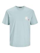 JACK & JONES Bluser & t-shirts 'Marbella'  beige / pastelblå / carminr...