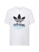 ADIDAS ORIGINALS Bluser & t-shirts 'STREET 1'  lyseblå / sort / hvid
