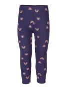 happy girls Leggings  navy / lyseblå / gul / pink