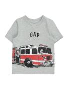 GAP Shirts  grå-meleret / rød / sort
